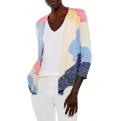 Buy 😉 NIC+ZOE From Above 4 Way Cardigan Pink Multi ✔️