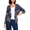 Cheapest 🎉 NIC+ZOE Soft Air Cardigan Indigo Multi 🧨 -NIC+ZOE Sales unnamed file 828