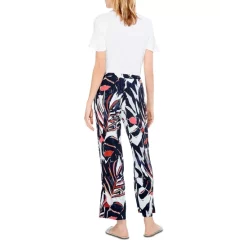 Outlet ✔️ NIC+ZOE Seaside Shade Wide-Leg Ankle Pants Indigo Multi 🔥 -NIC+ZOE Sales unnamed file 835