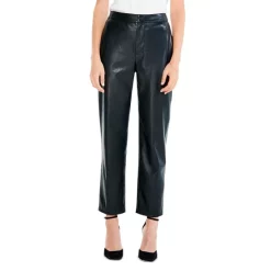 Top 10 🔥 NIC+ZOE Petites Faux Leather Relaxed Pants Black Onyx 🔔
