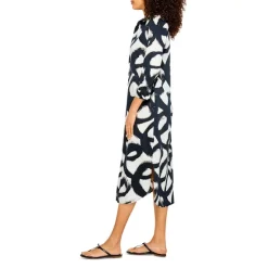 Buy 😍 NIC+ZOE Squiggle Stretch 👕 Shirt 👗 Dress Black Multi ✨ -NIC+ZOE Sales unnamed file 870