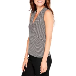 New 😍 NIC+ZOE Vital Striped Wrap Tank Black Multi 🌟 -NIC+ZOE Sales unnamed file 874