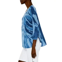 Wholesale ✔️ NIC+ZOE Petites Sea Dreams Sweater Blue Multi ⌛ -NIC+ZOE Sales unnamed file 910