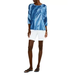 Wholesale ✔️ NIC+ZOE Petites Sea Dreams Sweater Blue Multi ⌛ -NIC+ZOE Sales unnamed file 911