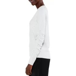 Best reviews of ❤️ NIC+ZOE Relaxed Glam Sweater Icing 🔥 -NIC+ZOE Sales unnamed file 92