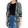 Flash Sale 🤩 NIC+ZOE Plus Here And There Printed Cardigan Black Multi 😍 -NIC+ZOE Sales unnamed file 945
