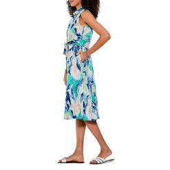 Cheap ⭐ NIC+ZOE NIC And ZOE Scribble Vines 👚 Shirt 👗 Dress Green Multi 👏 -NIC+ZOE Sales unnamed file 963