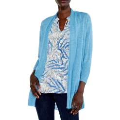 Cheapest ❤️ NIC+ZOE Petite Go To Featherweight Cardigan Coast ✔️ -NIC+ZOE Sales unnamed file 982